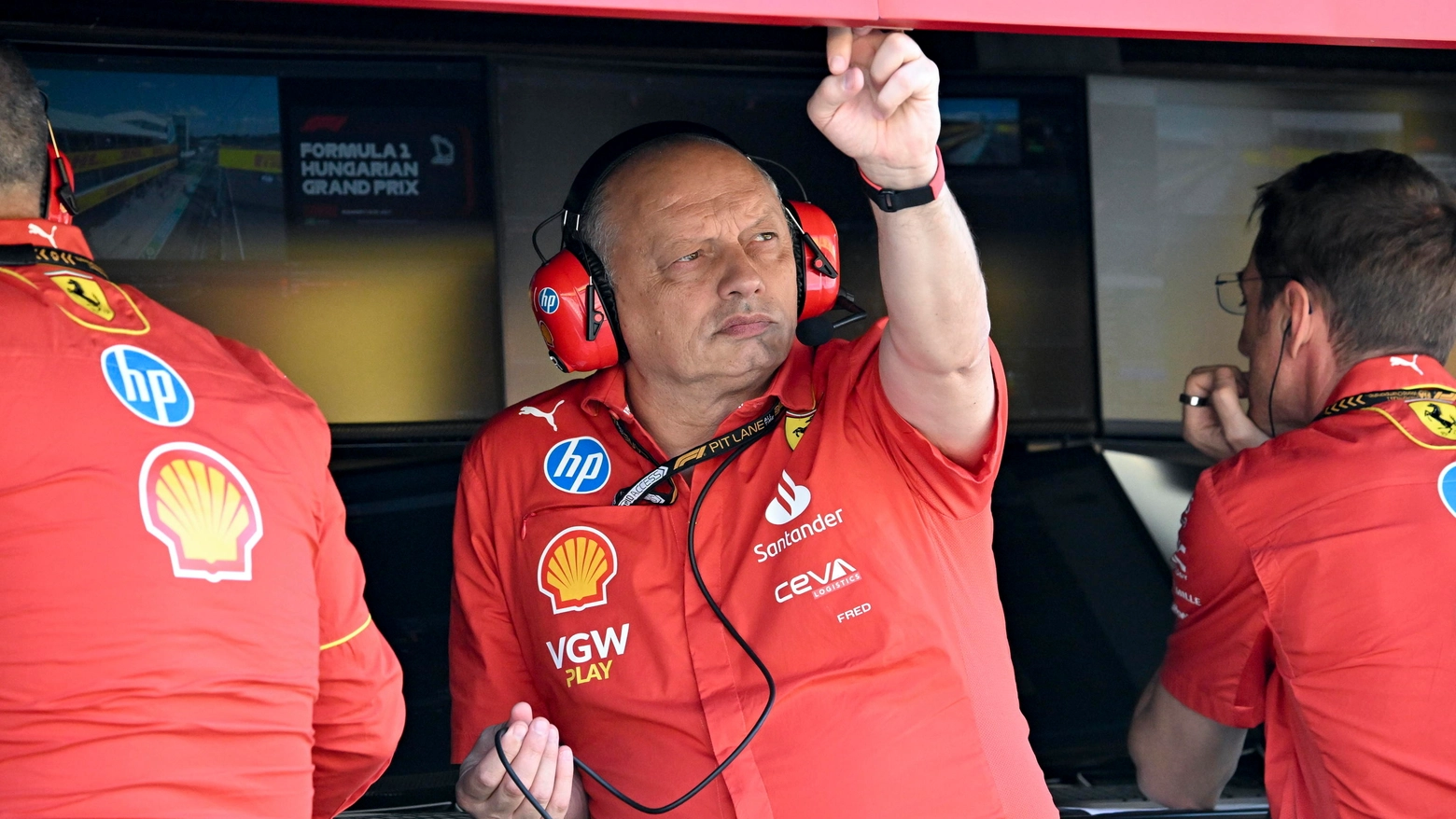 Fred Vasseur, team principal della Ferrari