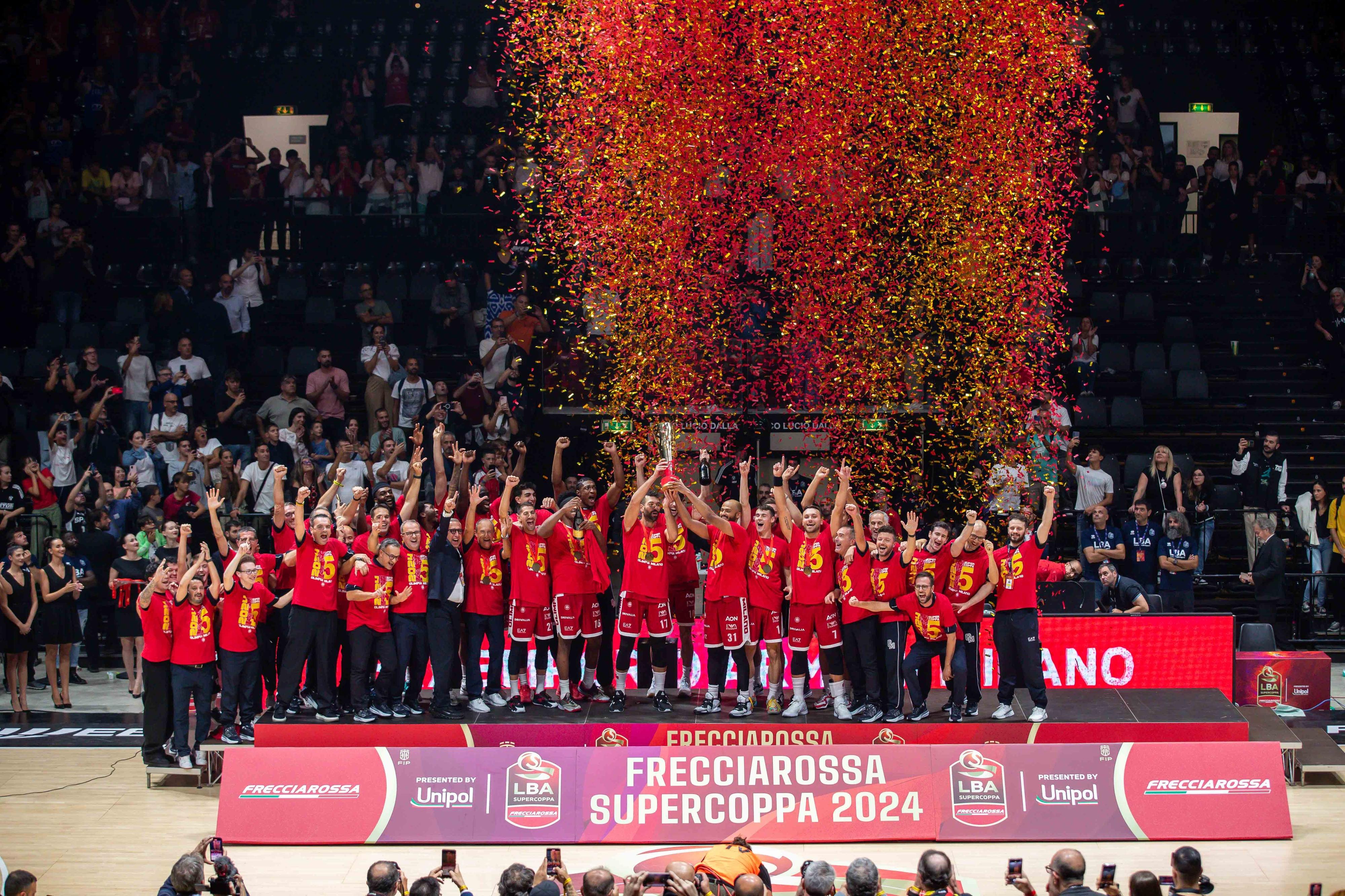 Olimpia Milano: la Supercoppa è biancorossa