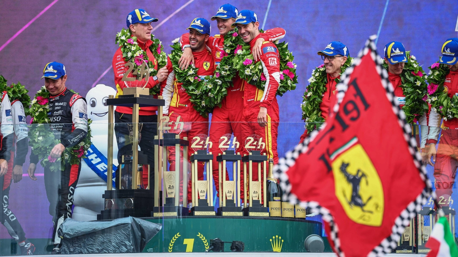 Ferrari in trionfo a Le Mans per il secondo anno consecutivo