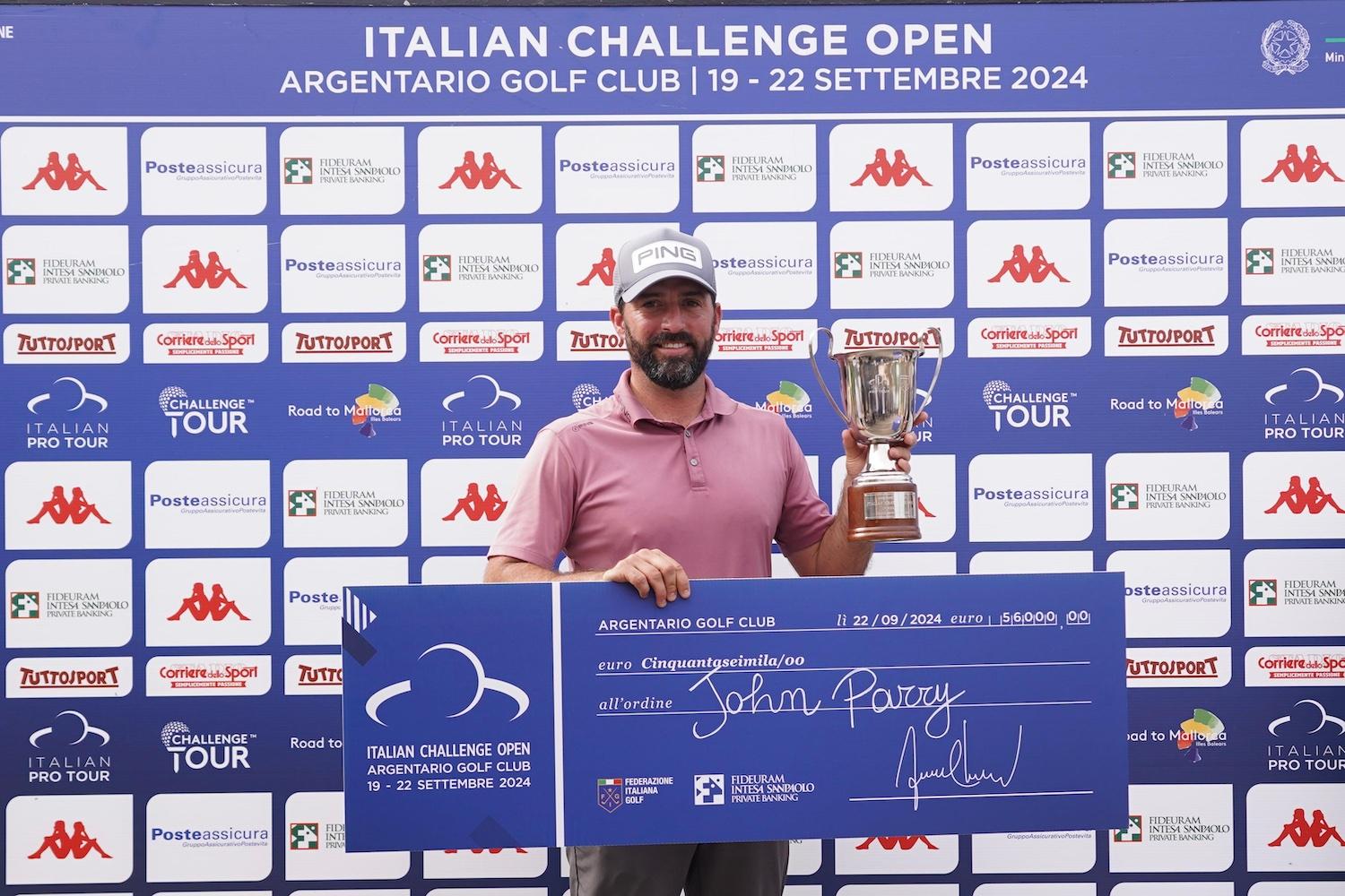 Parry conquista Italian Challenge Open e promozione