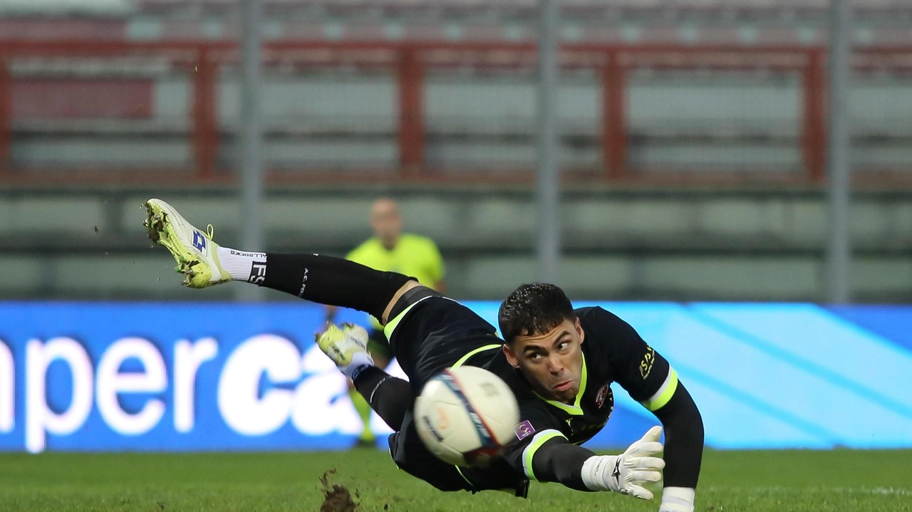 Il portiere del Perugia Luca Gemello Il portiere del Perugia Luca Gemello