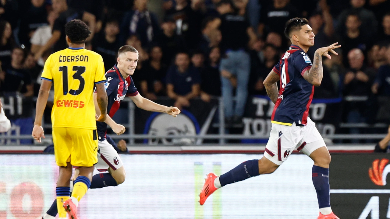 Il gol Castro porta il vantaggio il Bologna (Ansa)