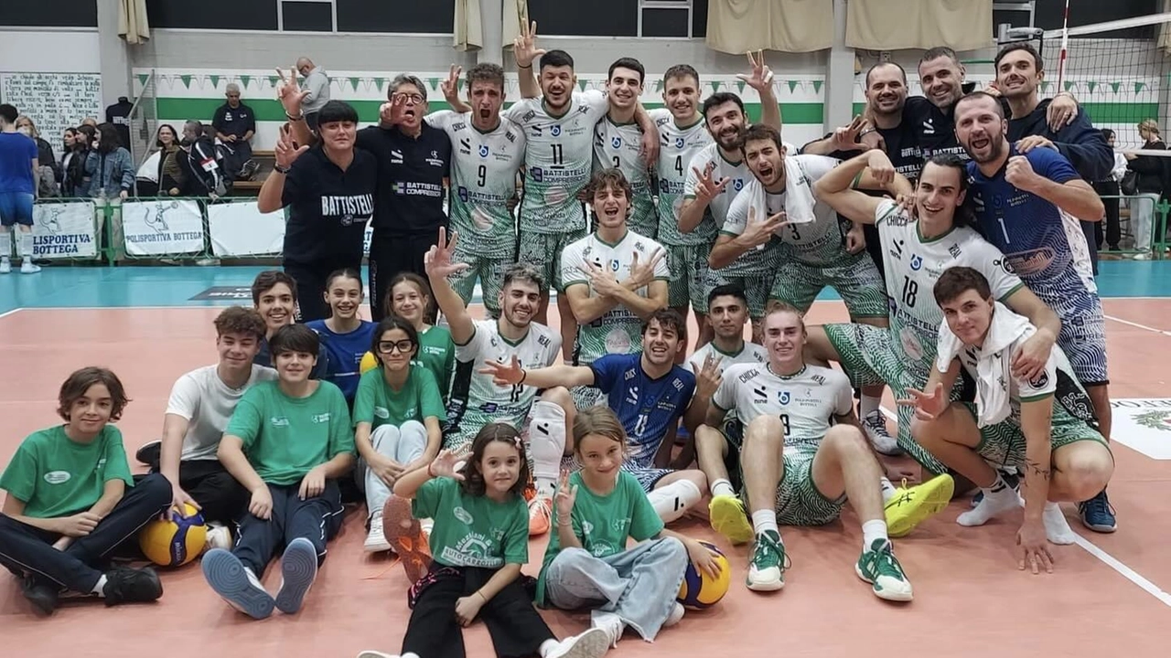 Battistelli formazione del Bottega maschile volley. che gioca in serie B