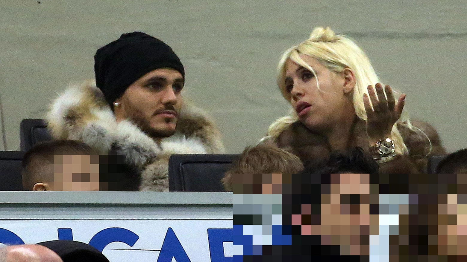 Mauro Icardi e Wanda Nara in una vecchia foto