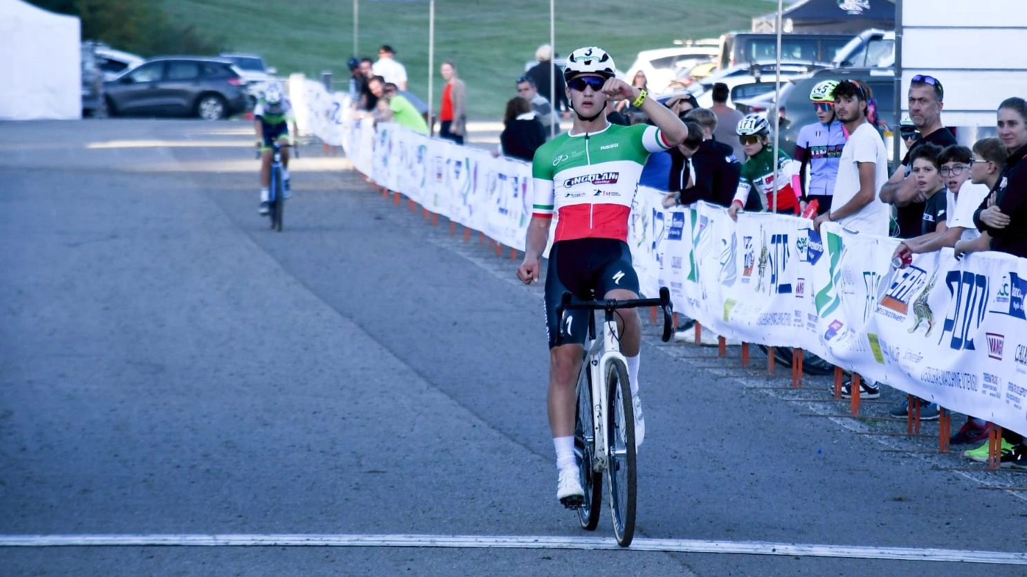 Il successo del campione italiano allievi Tommaso Cingolani al Mugello