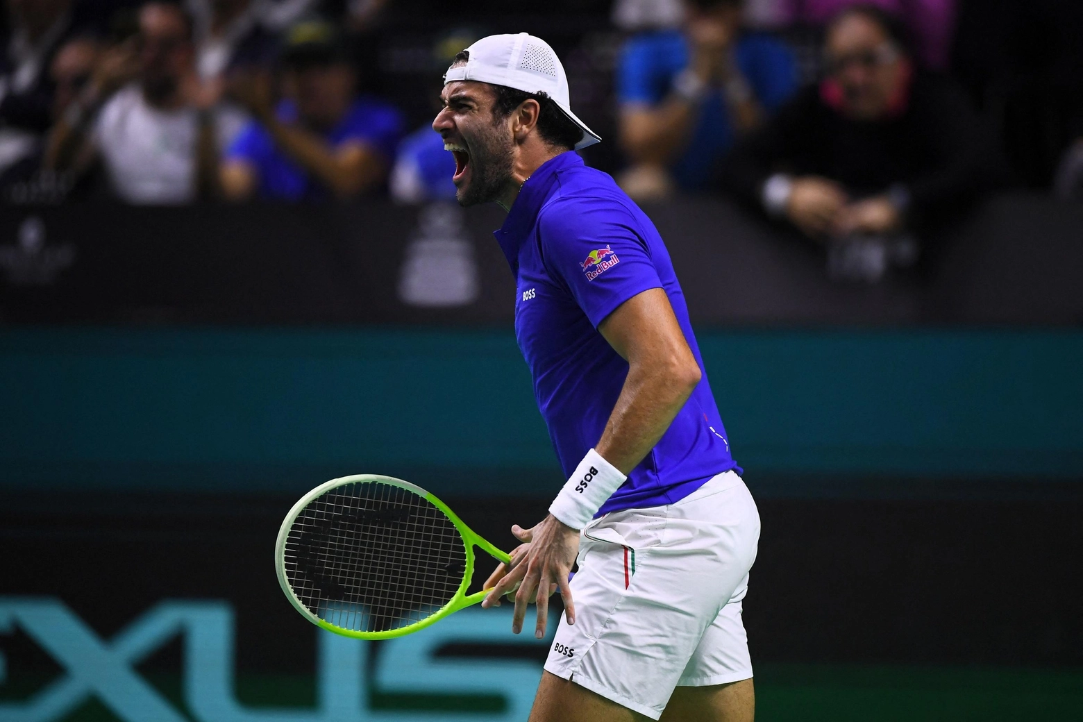 Tutta la grinta di Matteo Berrettini