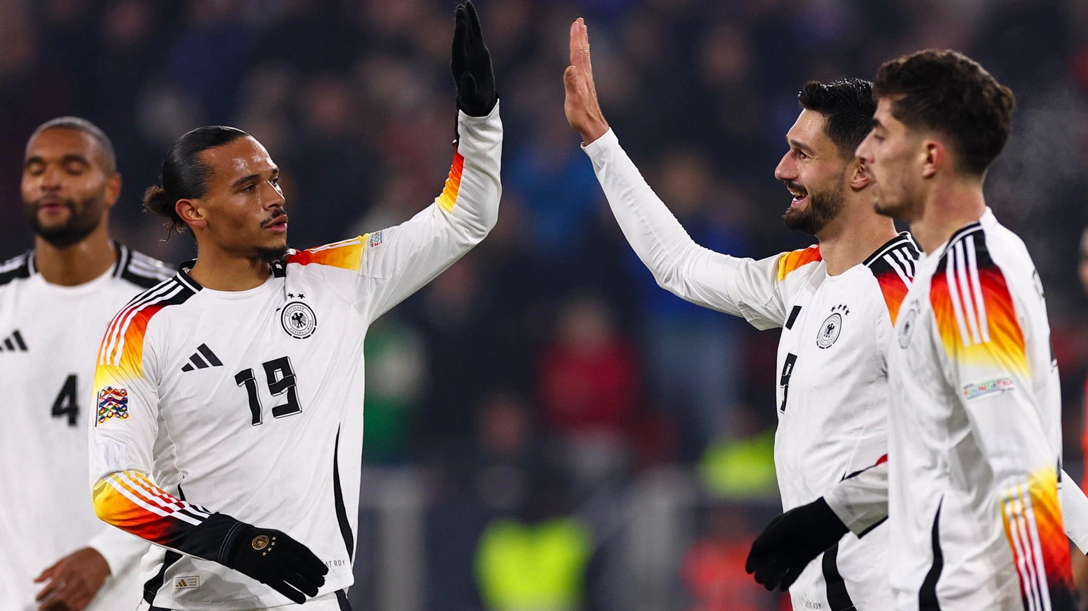 La Germania festeggia il passaggio ai quarti di Nations League (Ansa)