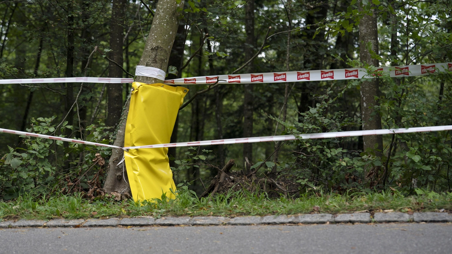 Il luogo dell'incidente a Kuesnacht (foto Ansa)