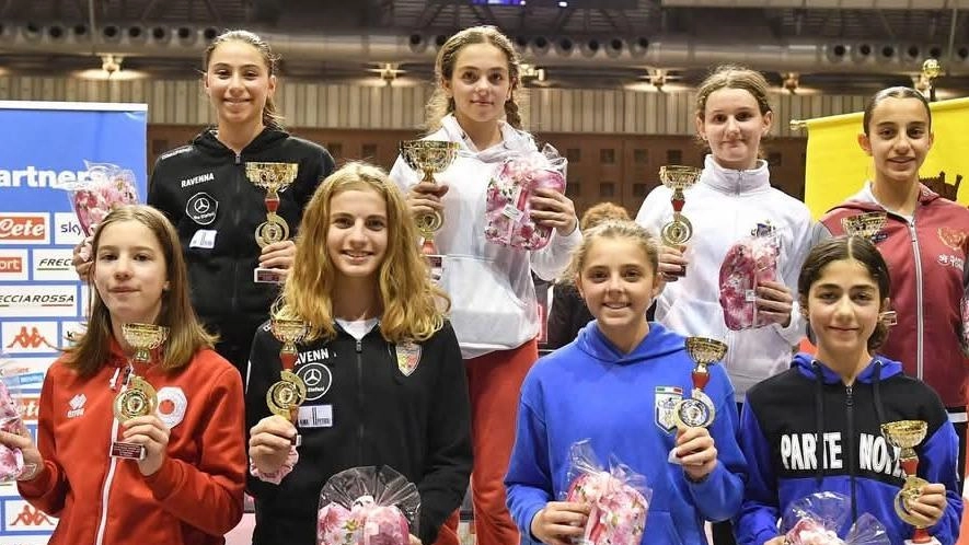 Le atlete del Circolo Ravennate della Spada