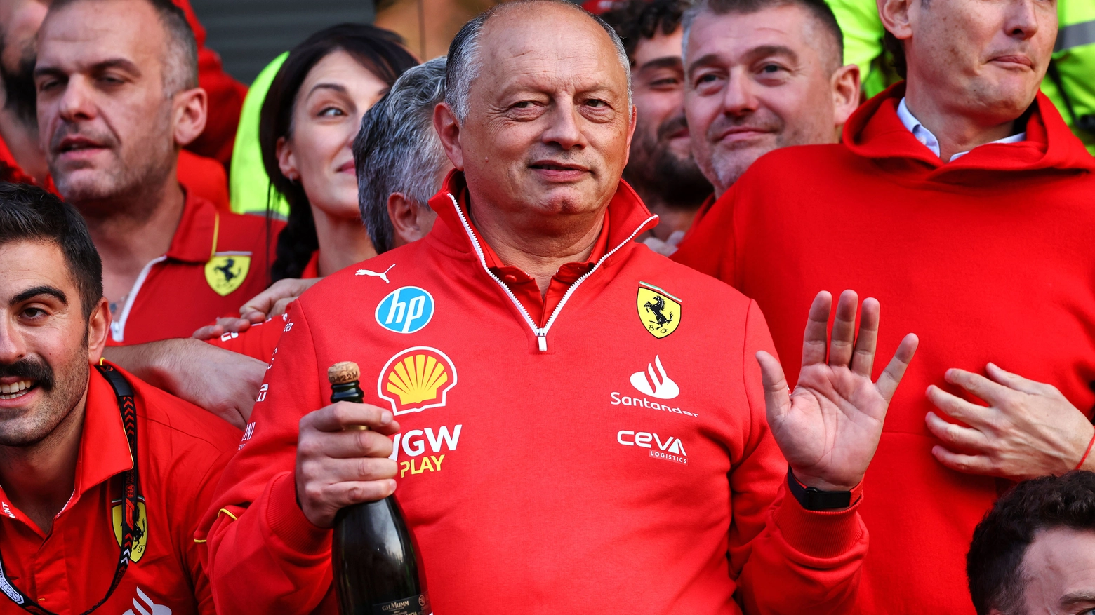 Frederic Vasseur, team principal della Ferrari