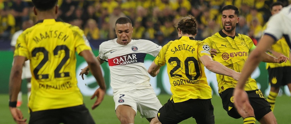 Champions: 1-0 al Psg, la semifinale d'andata è del Dortmund