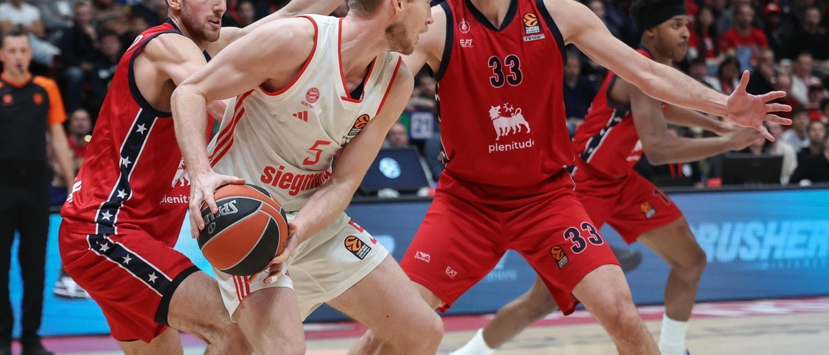 Bayern Monaco batte EA7 Milano 79-78: seconda sconfitta settimanale in Eurolega