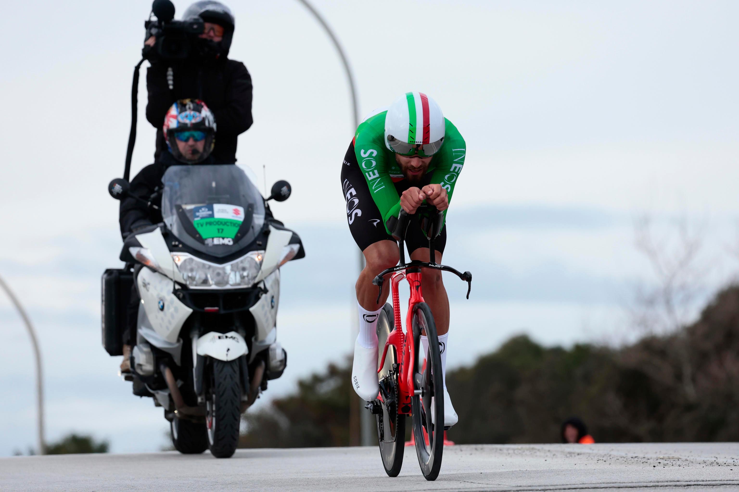 Ciclismo: fenomenale Ganna nella crono versiliese della Tirreno Adriatico