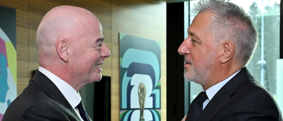 Gianni Infantino incontra Sergio Marchi: sinergie tra Fifa e Fifpro per i calciatori