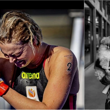 La campionessa di fondo dedica l’oro al cane morto. Le lacrime all’arrivo: “Ho nuotato per lui”