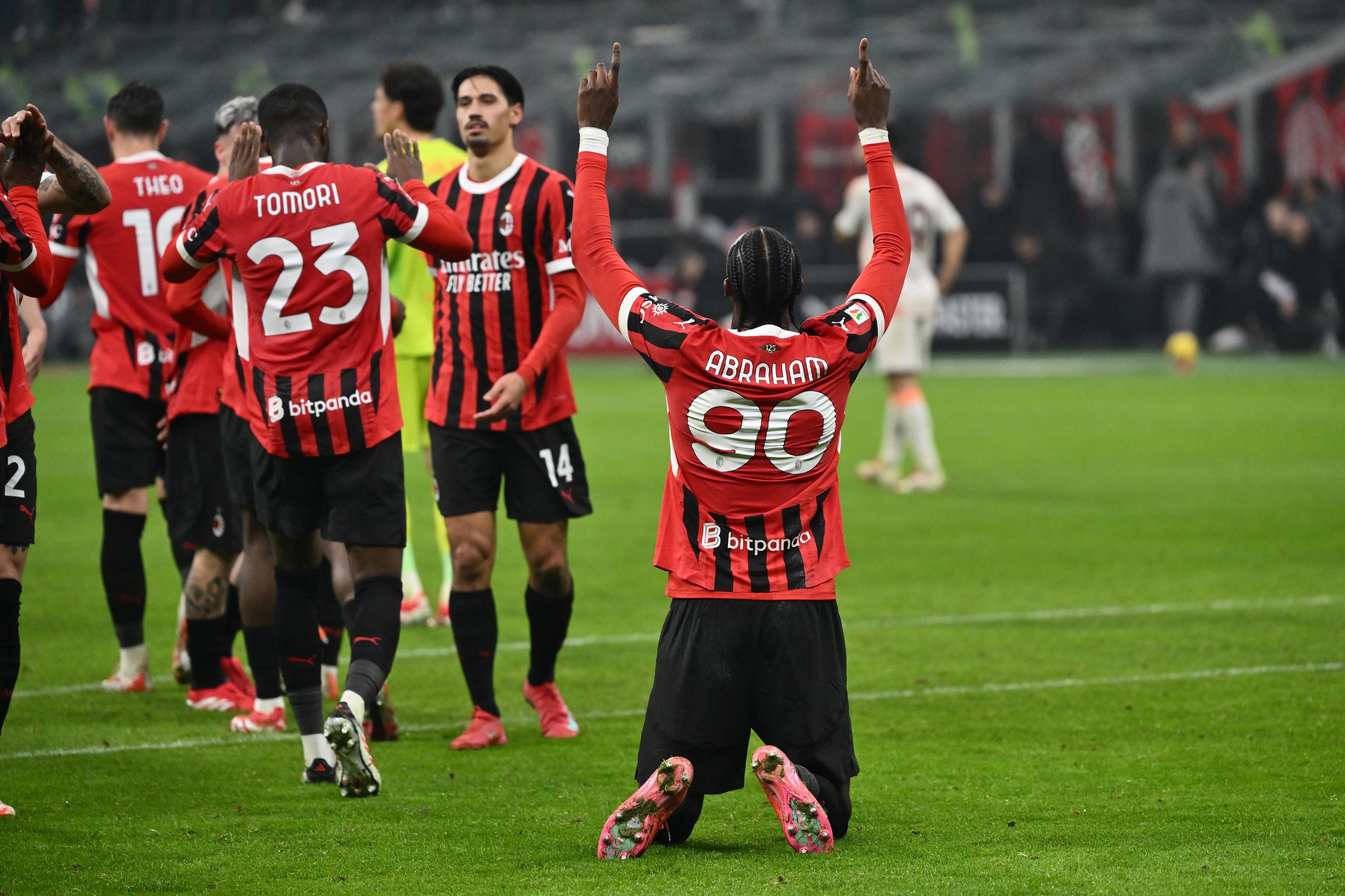 Milan-Roma 3-1, nuovo Diavolo in semifinale di Coppa Italia con Abraham ...